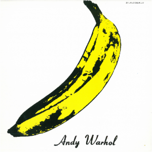 La célèbre pochette à la banane par Andy Warhol de The Velvet Underground & Nico