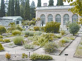 L'orangerie du jardin des Plantes de Montpellier
