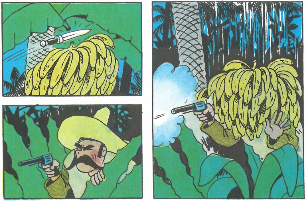 Hergé et les bananes