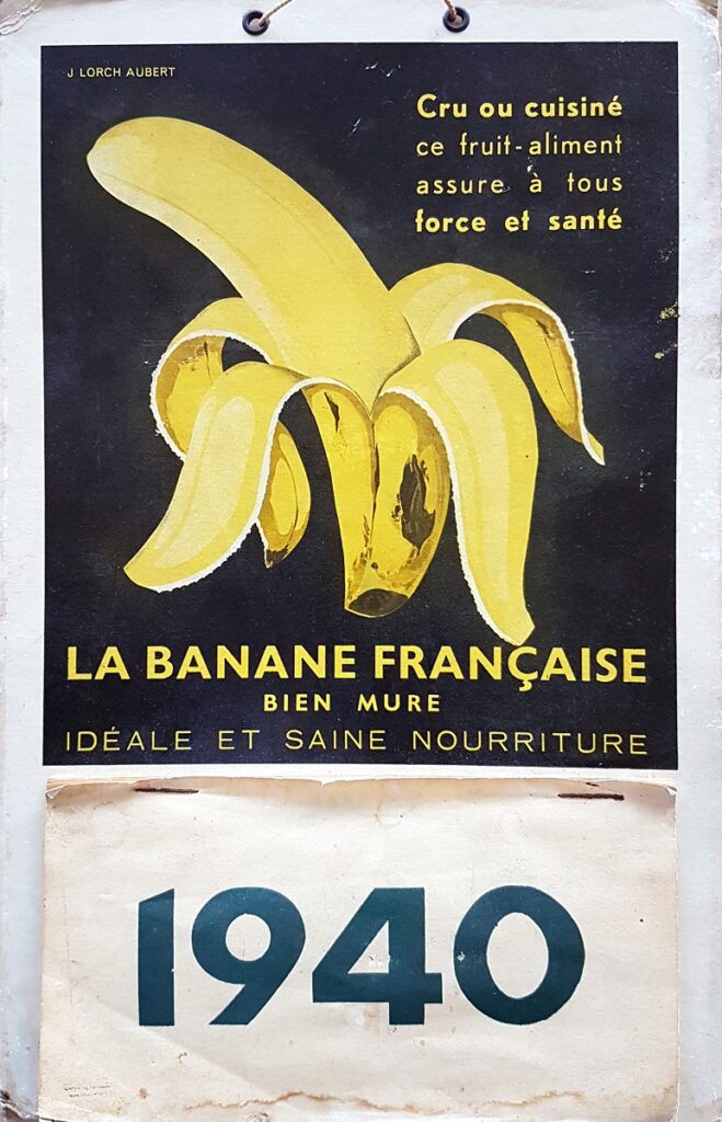 banane et seconde guerre mondiale